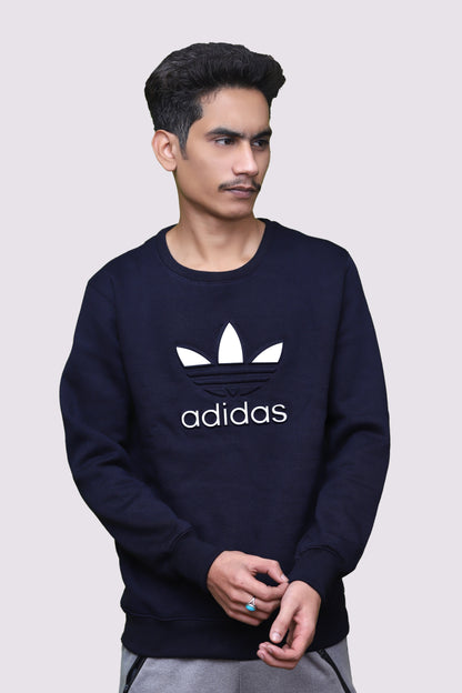 Dark Blue Winter Sweatshirt