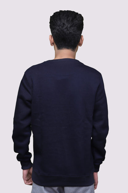 Dark Blue Winter Sweatshirt