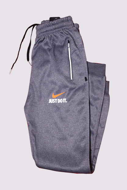 Light Grey Warm Trouser With 'Just Do It' Logo |Joggers For Winter|