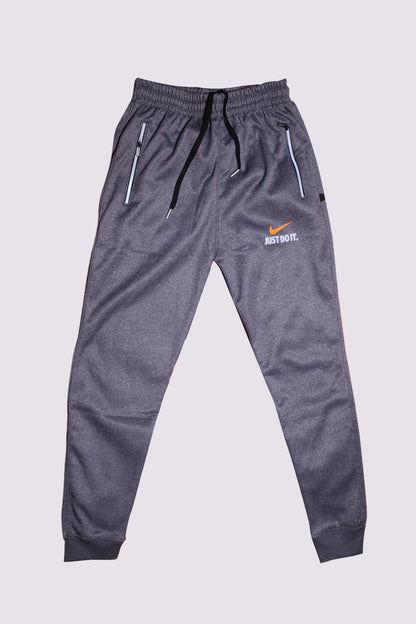 Light Grey Warm Trouser With 'Just Do It' Logo |Joggers For Winter|