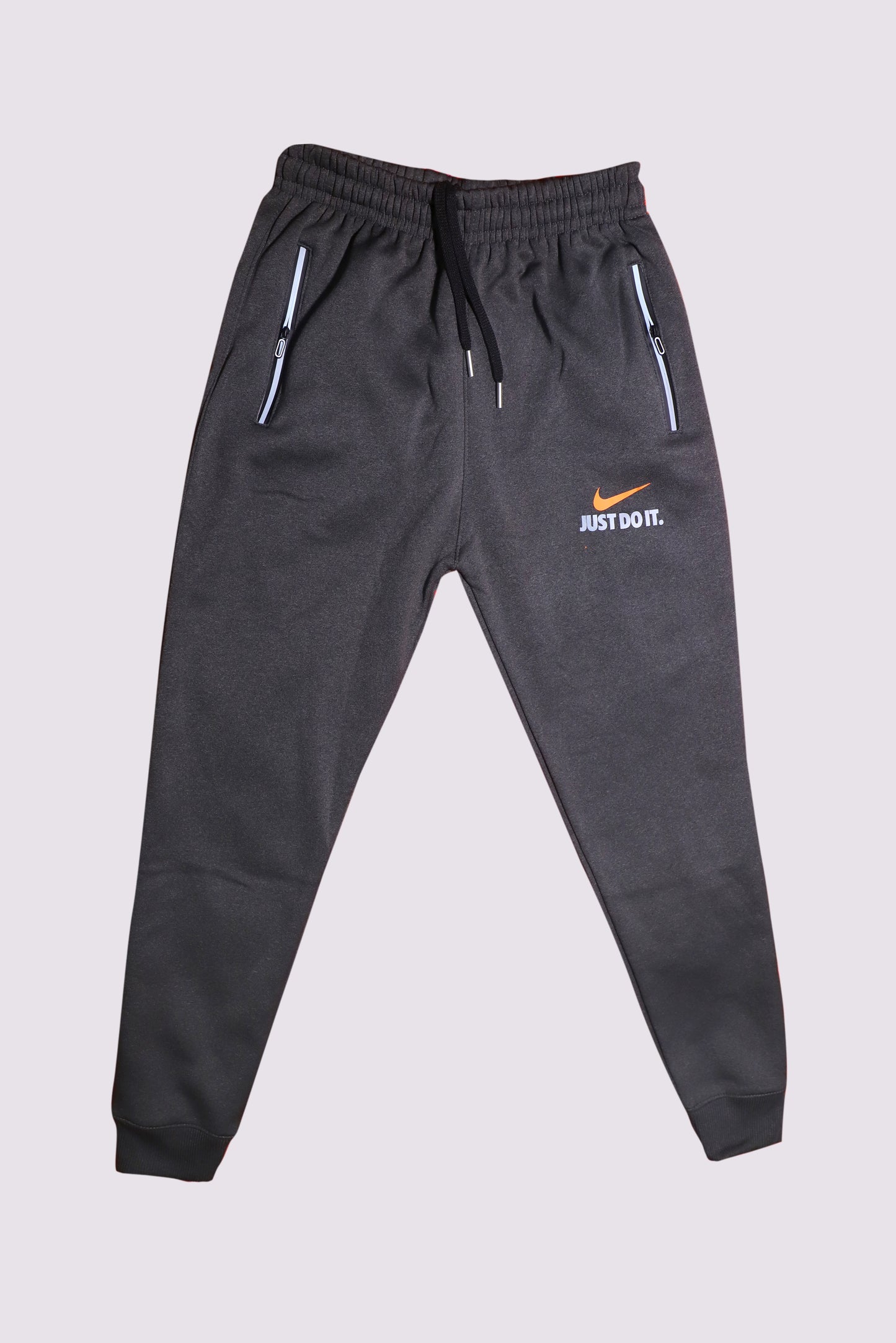 Dark Grey Warm Trouser With 'Just Do It' Logo |Joggers For Winter|