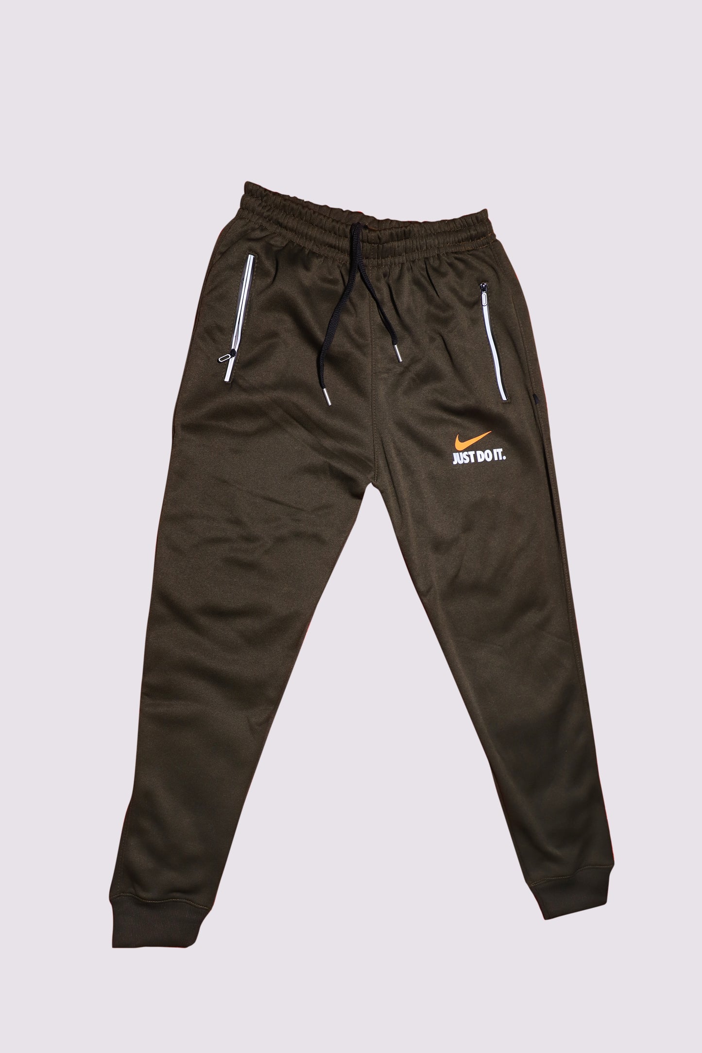 Green Warm Trouser With 'Just Do It' Logo |Joggers For Winter|