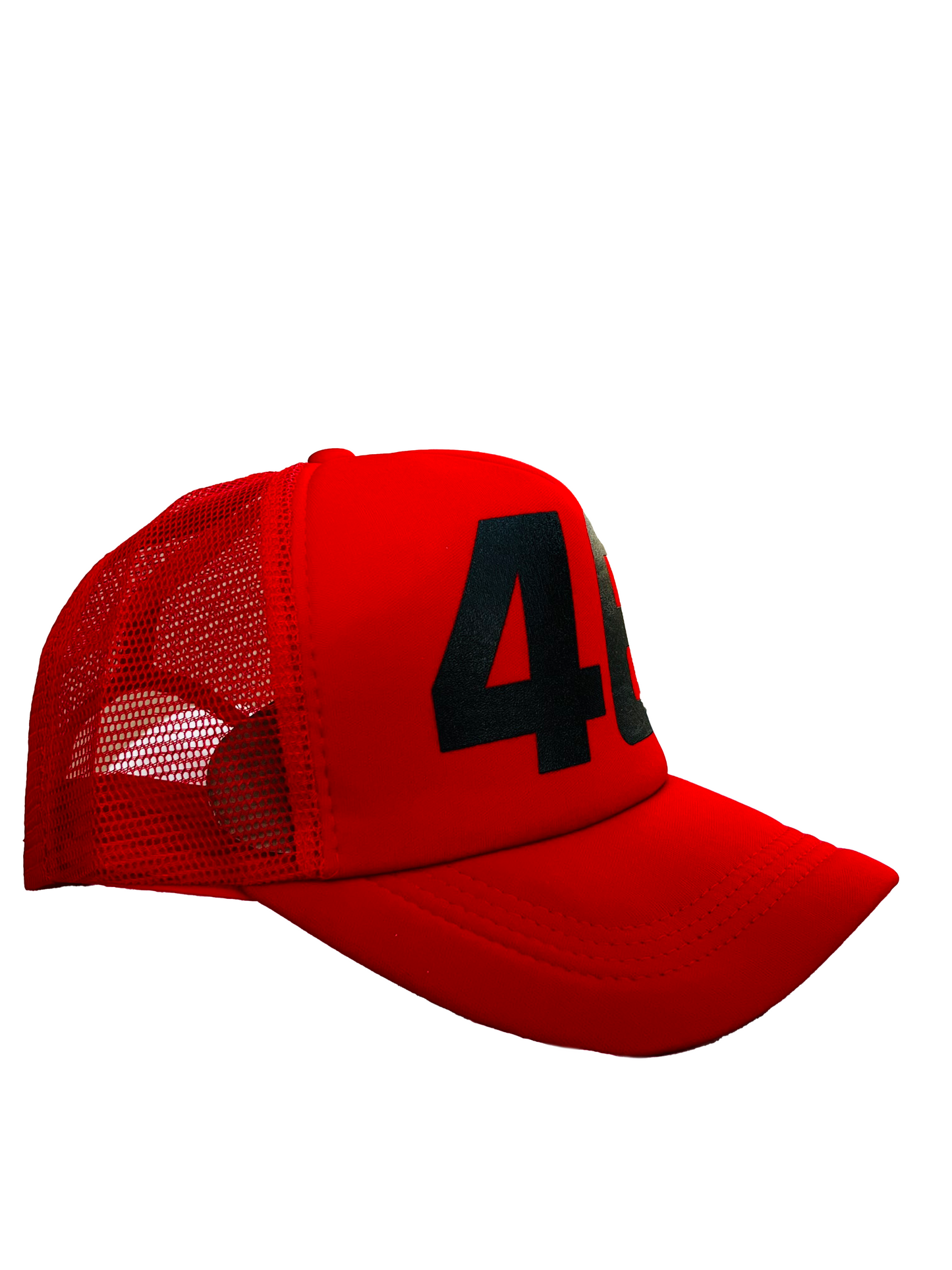 Red Caps With 46 Number, Men Caps, Strap-Back Caps, Adjustable Caps By Ruhfit.