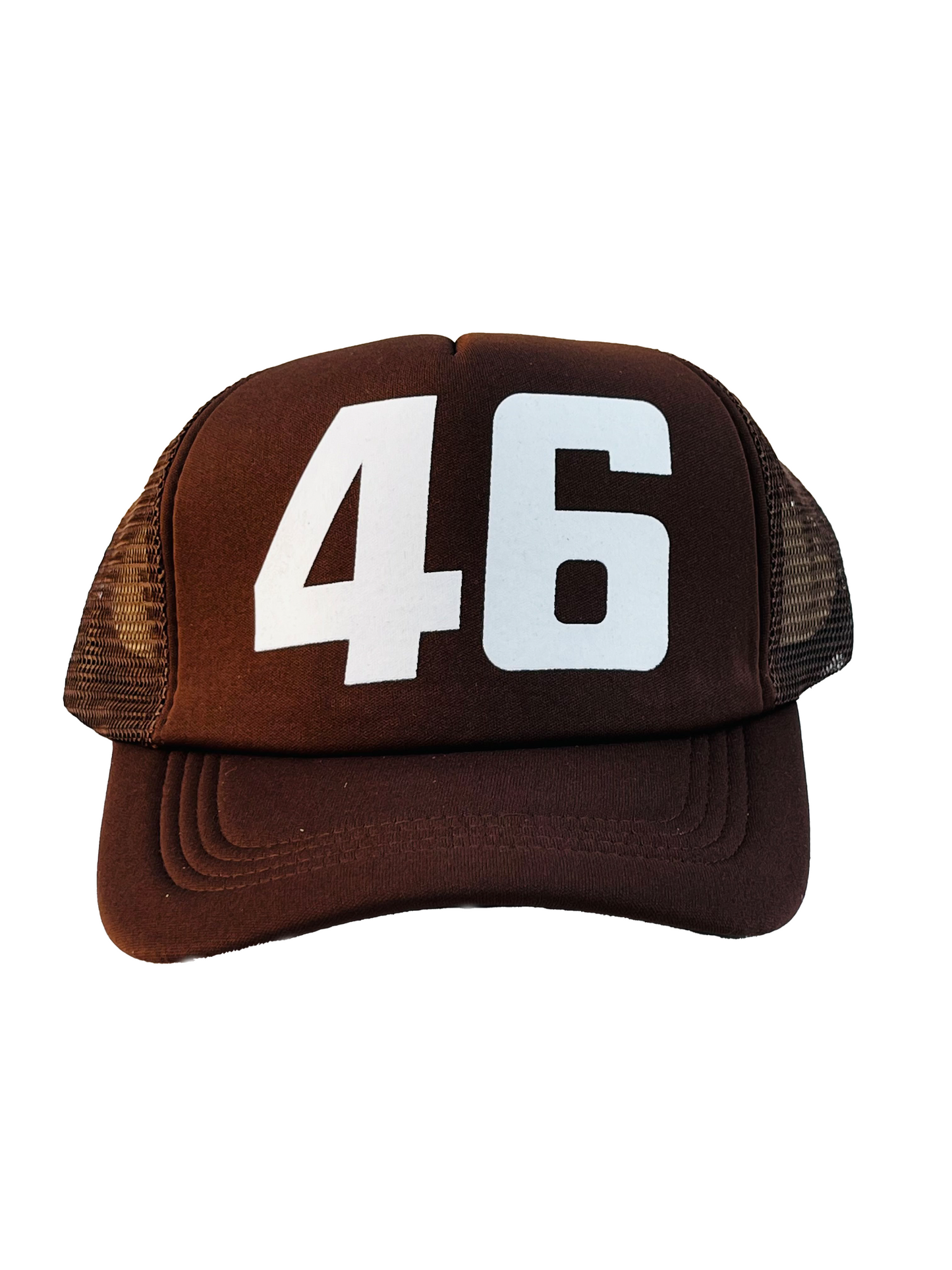 Brown Caps With 46 Number, Men Caps, Strap-Back Caps, Adjustable Caps By Ruhfit.