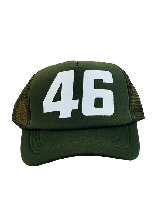 Green Caps With 46 Number, Men Caps, Strap-Back Caps, Adjustable Caps By Ruhfit.